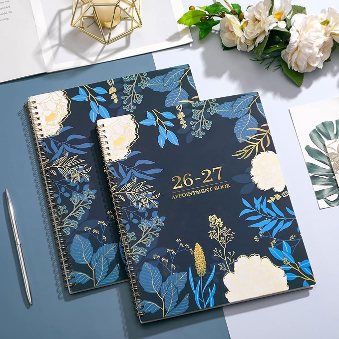 2026-2027 Appointment Book - Weekly Appointment Book 2026-2027, July 2026 - June 2027, 9" x 11", Planner with Tab, Half Hour (30 Mins) Interval