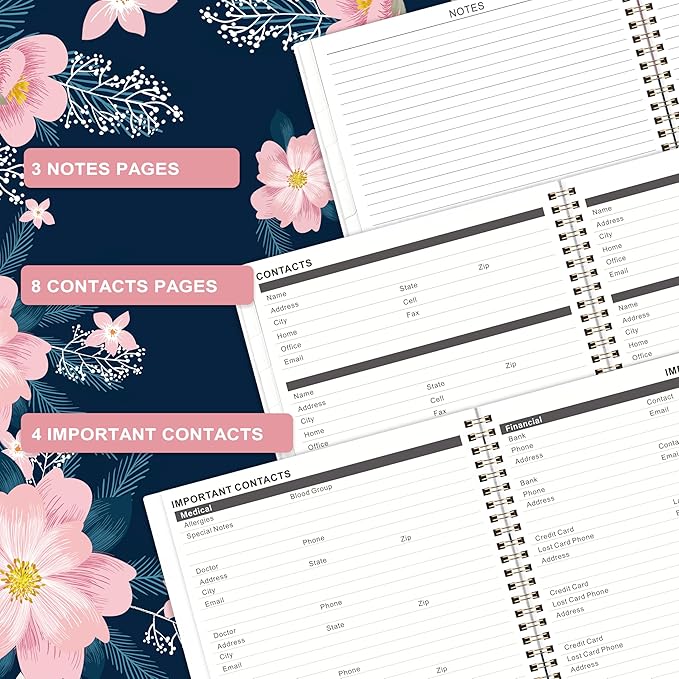 2026-2029 Monthly Planner - July 2026 - June 2029, 3 Year Months Planner, 9" x 11", Notes Pages, 36 Colorful Monthly Tabs, Back Pocket