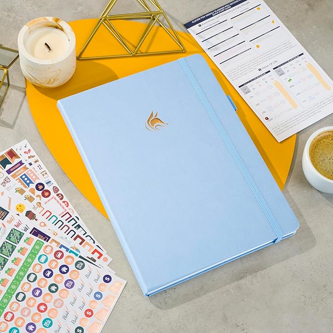 Clever Fox Planner PRO 2nd Edition – Undated Weekly Agenda Planner for Setting Goals, Tasks & Time Management – Life Organizer with To-do Lists & Habit Trackers – Large, 8.5x11″ (Periwinkle)