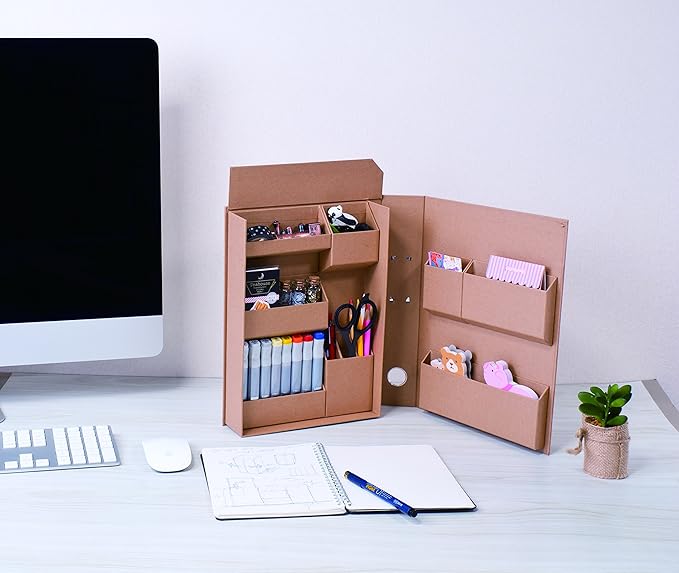 Nakabayashi LST-FA4KR Lifestyle Tool Small Storage Box File A4 Craft