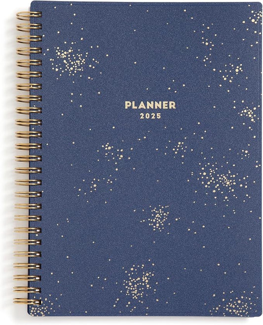 Blue Sky Planning Calendar Notes, Monroe Dark, Weekly/Monthly Layout, Safety Wirebound (Starlight- 2025, 5.875" x 8.625")