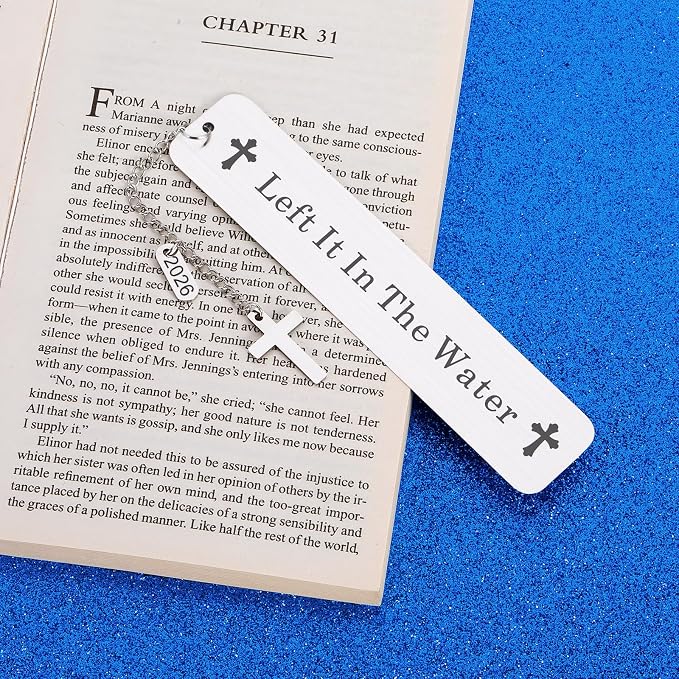 Baptism Gifts for Boys Girl 2026 Adult Baptism Gifts for Women Men Christian Bookmarks for Women Teen Boys Girls Goddaughter Godson Christening Gift for Son Fist Communion Confirmation Gifts for Girls