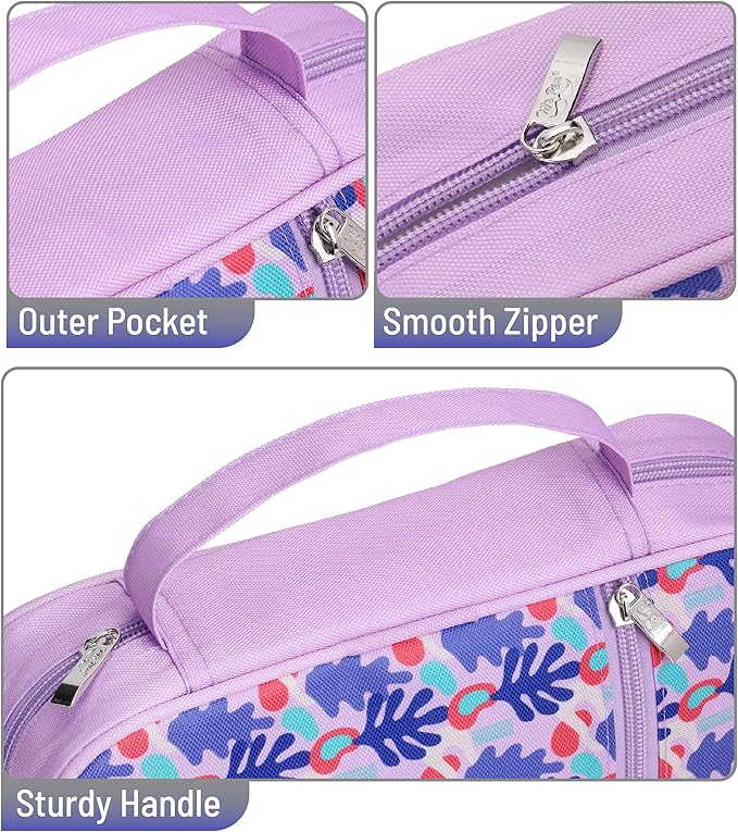 Mr. Pen- Bible Cover Case, Carrying Book Case with Durable Handle and Zippered Pocket, Bible Protective Church Bag for Men & Women, Christian Gifts, Petal Harmony, Mothers Day Gift