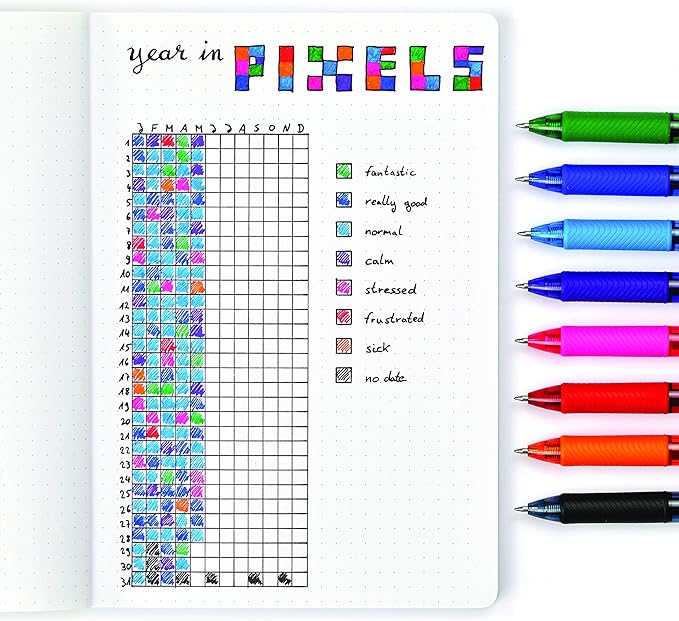 Pentel EnerGel-X Retractable Liquid Gel Pen (0.7mm) Metal Tip, Sky Blue Ink, Box of 12 (BL107-S)