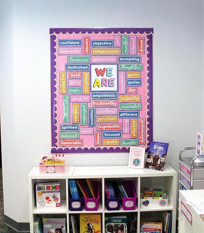 Carson Dellosa Education We Stick Together 52 pc Bundle Motivational Bulletin Board Set, Positive Affirmations and Reproducible Social Emotional Learning Activities, Growth Mindset Classroom Decor