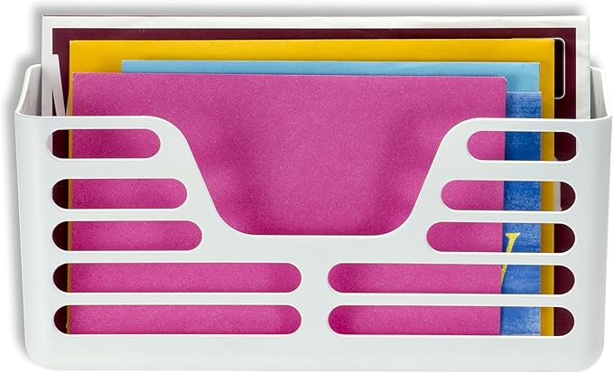 Officemate Magnet Plus Magnetic, Utility Pocket, White (92541) 3 x 10.25 x 5.25 Inches