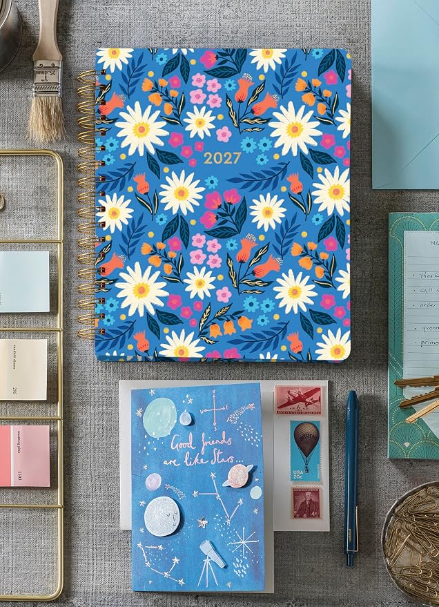 High Note 2027 Planner, 17-Month Hardcover Weekly & Monthly Planner: August 2026 – December 2027, 9" x 10", Jess Phoenix, with Goal & Project Planning Pages, Notes, Lists & Sticker Sheet