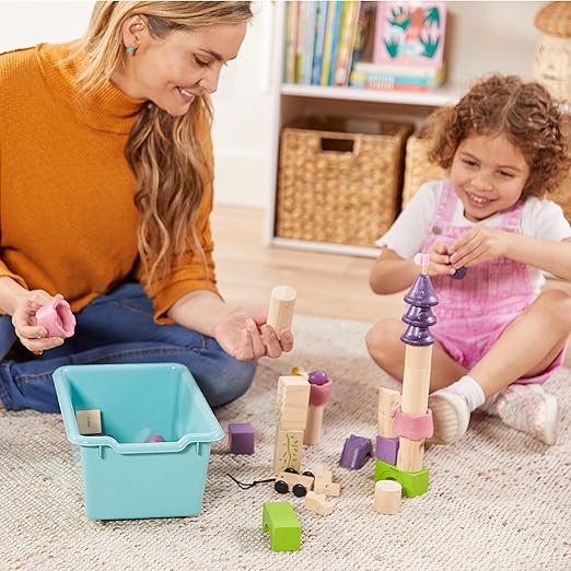 ECR4Kids 12 Cubby Mobile Tray Cabinet and 15 Scoop Front Bins, 3x4, Kids Furniture, Contemporary