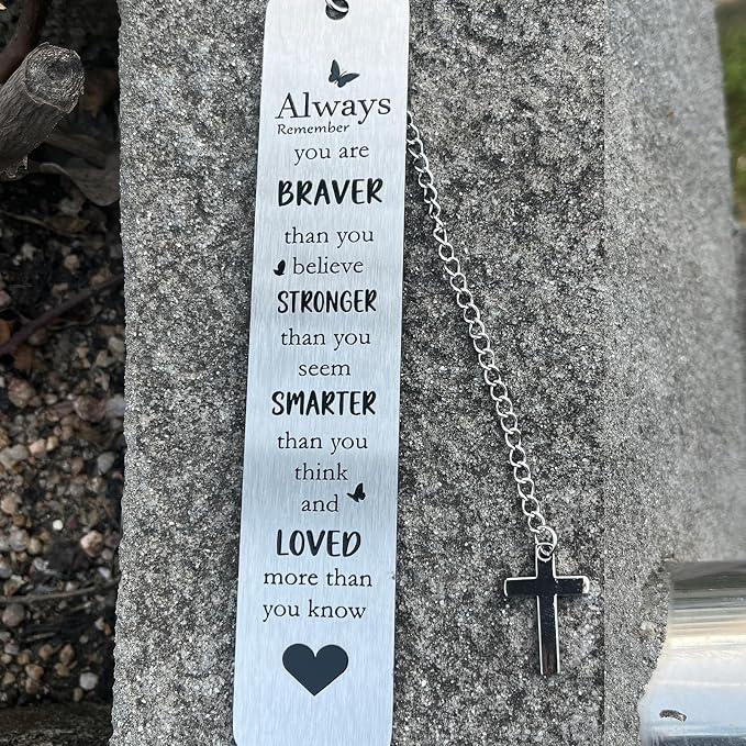 Christian Bookmark Gifts for Women Girls Boys, Inspirational Religious Book Mark Markers Faith
