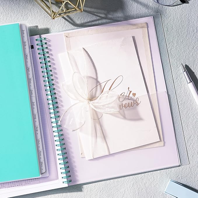 2026-2031 Monthly Planner/Calendar - Jul 2026 - Jun 2031, 5 Year Monthly Planner 2026-2031 with Tabs & Celebrity Quotes, 9" x 11", Famous Quote, Two-Side Pocket, Suitable for Long-Term Planning, Green