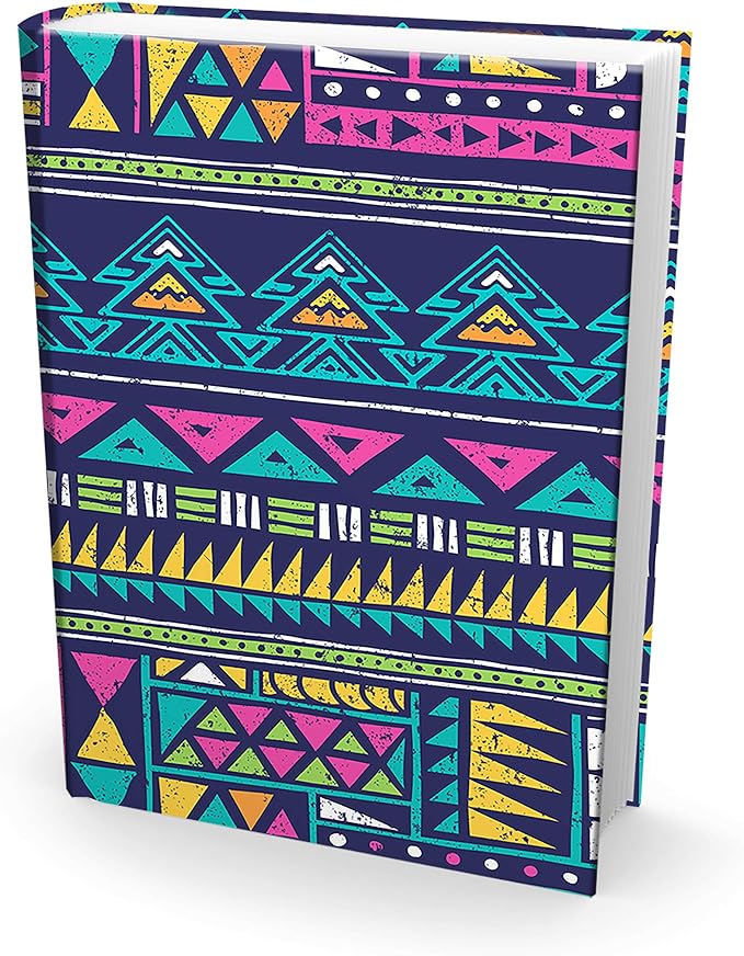 Easy Apply, Reusable Book Covers 1 Pk. Best Jumbo 9x11 Textbook Jackets for Back to School. Stretchable to Fit Most Large Hardcover Books. Perfect Fun, Washable Designs for Girls, Boys, Kids and Teens