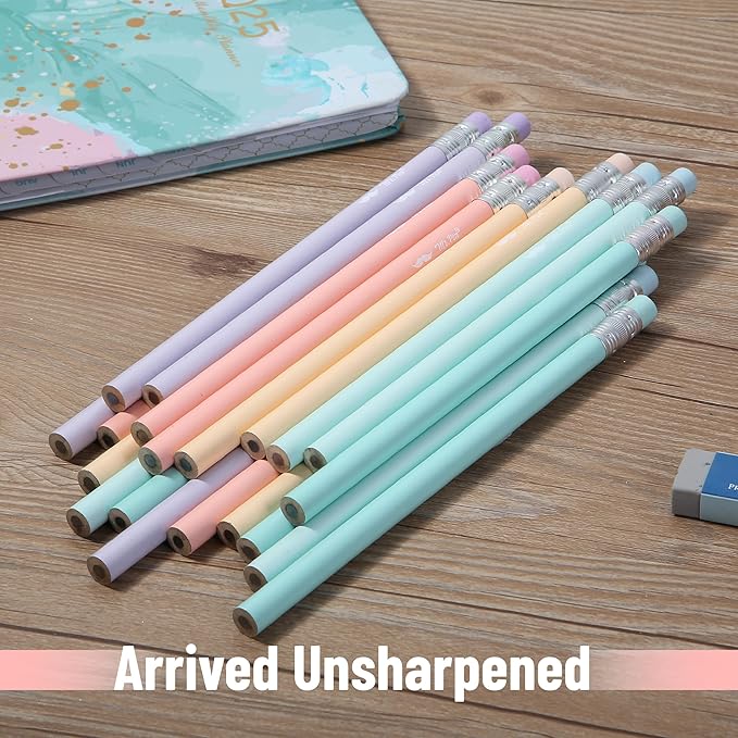 Mr. Pen- Jumbo Pencils, 30 Pack, Colorful Barrels, Smooth Black 2 HB Graphite Cores, Large Preschool Pencils, Smooth Writing Lead for Kindergarten, Kids and School Supplies