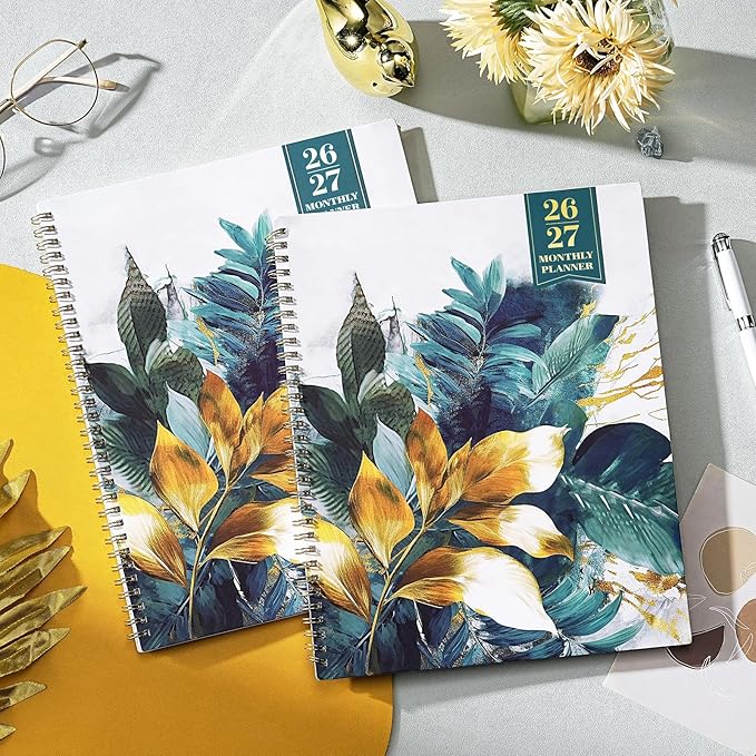 2026-2027 Monthly Planner/Calendar - Calendar Planner 2026-2027, 9'' x 11'', July 2026- December 2027, 18 Monthly Calendar, 2026 Planner with Tabs, Thick Paper, Inner Pocket, Spiral Binding, Holidays, Notes