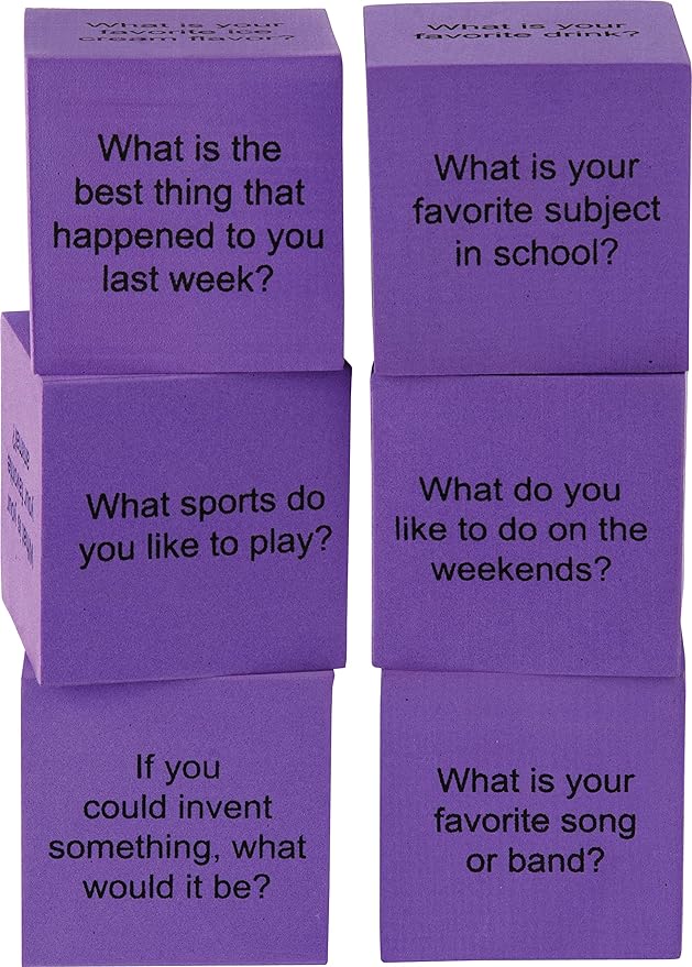Teacher Created Resources Foam Conversation Cubes (20642)