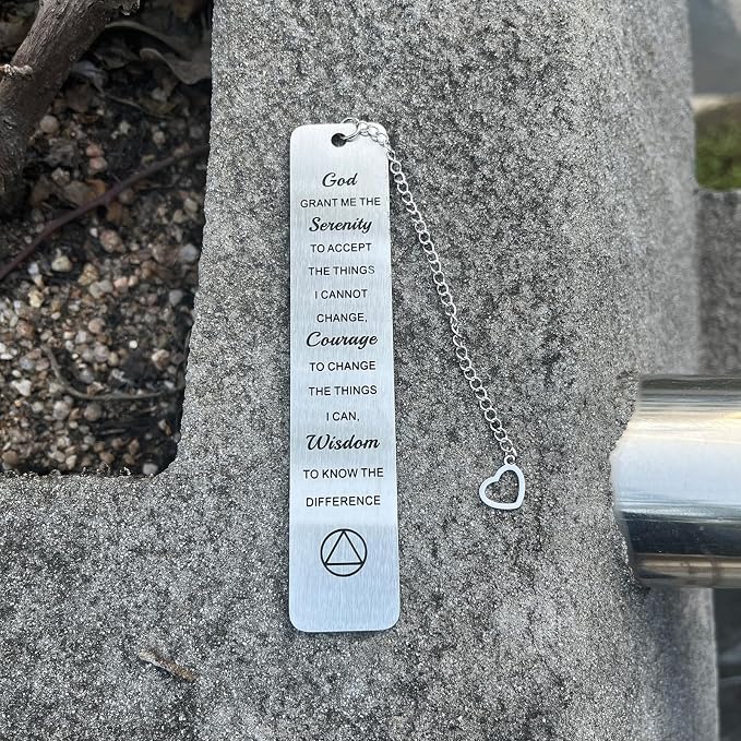 Bible Bookmarks Book Markers, Metal Christian Bookmark Gift Accessories (God Grant me the Serenity)