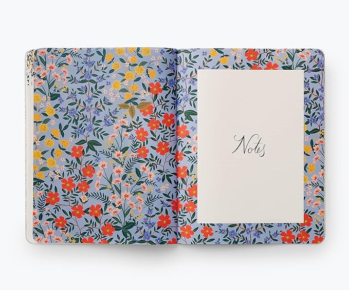 RIFLE PAPER CO. Wildwood 2022 12-Month Monthly Softcover Thread-stitched Planner, January - December, Sections for Monthly Views, Important Dates, and Extra Notes