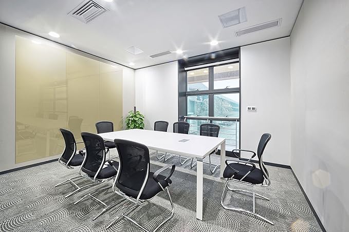 Aria 2'H x 3'W Low Profile 1/4" Glass Whiteboard - Horizontal Beige - 4 Markers and Eraser