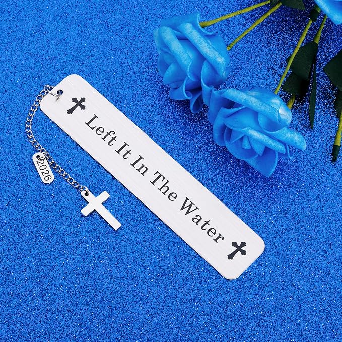 Baptism Gifts for Boys Girl 2026 Adult Baptism Gifts for Women Men Christian Bookmarks for Women Teen Boys Girls Goddaughter Godson Christening Gift for Son Fist Communion Confirmation Gifts for Girls
