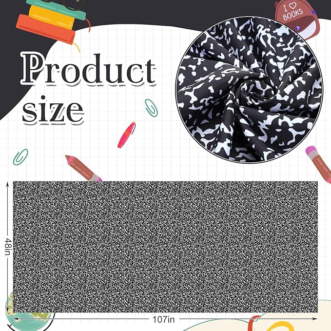 Mindsoft Bulletin Board Paper 48'' x 107'' Class Boards for Classroom Bulletin Boards Everyone is Welcome Classroom Board Decor Pillows Curtains Crafts(Composition,2 Pcs)