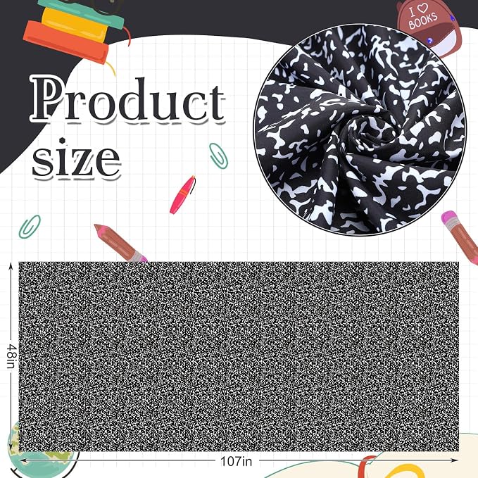 Mindsoft Bulletin Board Paper 48'' x 107'' Class Boards for Classroom Bulletin Boards Everyone is Welcome Classroom Board Decor Pillows Curtains Crafts(Composition,2 Pcs)