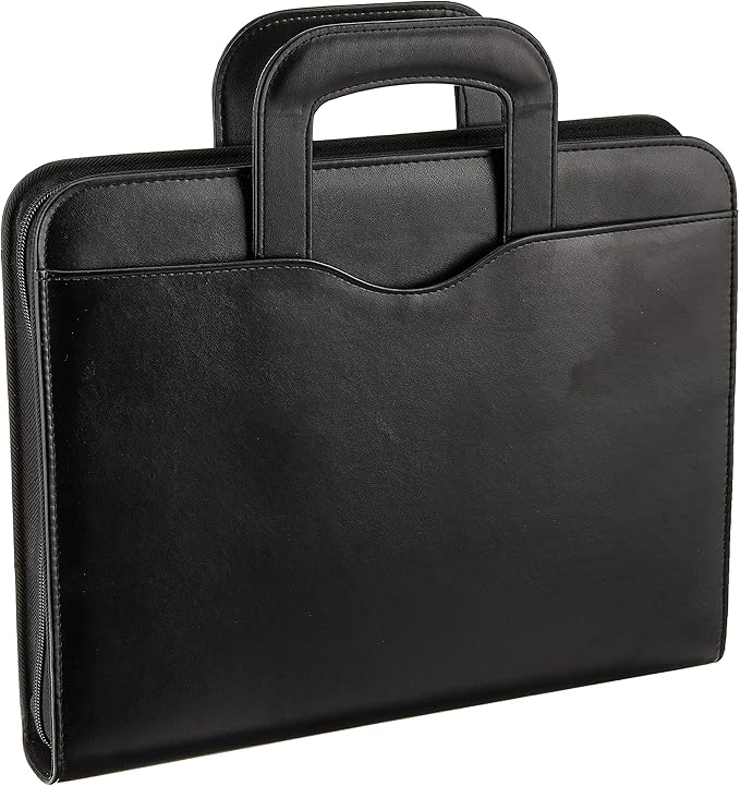 Day-Timer 43701 Avalon Simulated Leather Starter Set, 8 1/2 x 11, Black