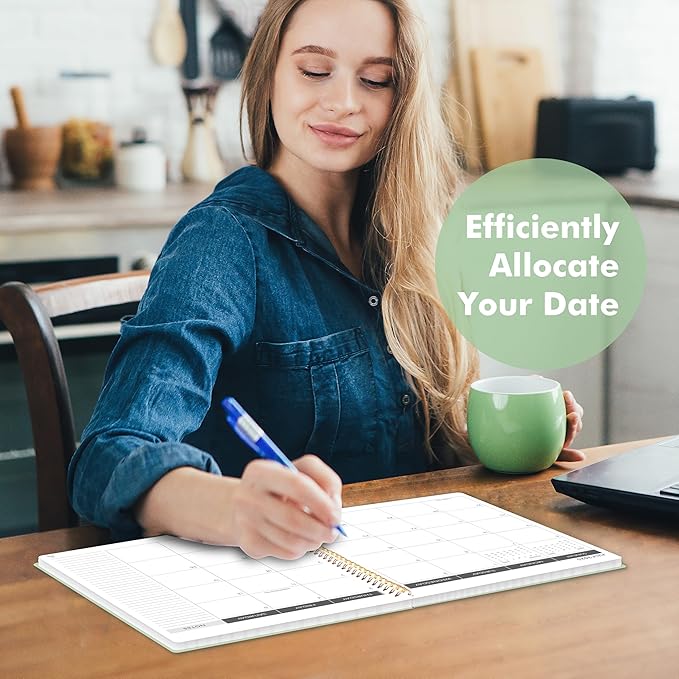 Monthly Planner 2025-2028, 2025 Calendar 36 Months Planner With Monthly Tabs, July 2025- June 2028, 8.5" x 11", 3 Years Academic Calendar Hard Cardboard Cover with Spiral Bound, Perfect for School & Office for Women & Men