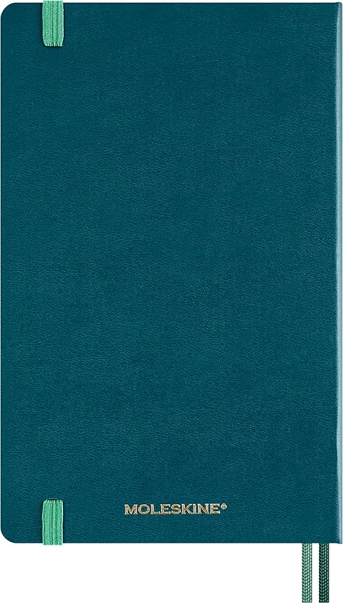 Moleskine Limited Edition Harry Potter 18 Month 2024-2025 Weekly Planner, Alohomora spell cover with glow in the dark special-effect, Hard Cover, Large (5" x 8.25"), Pine Green, 208 pages