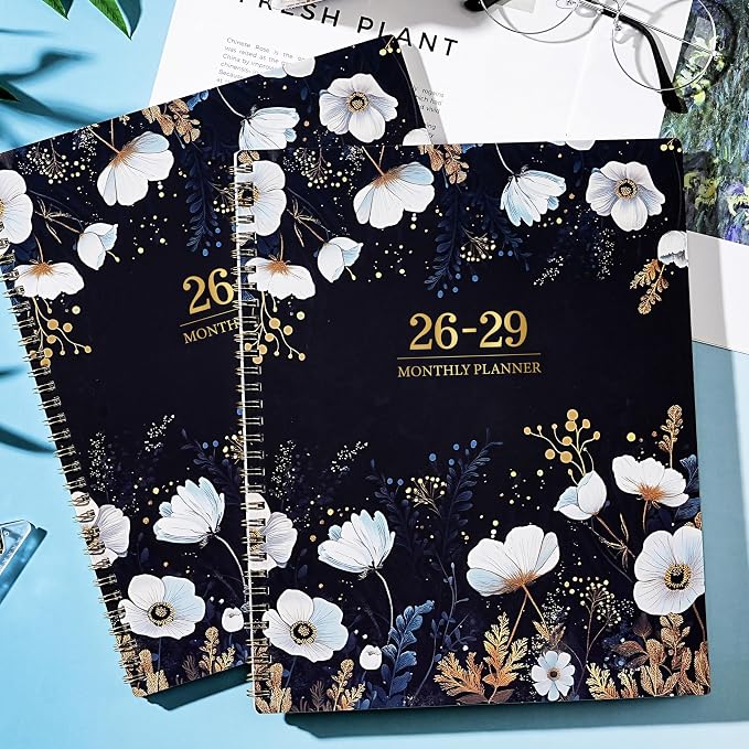 2026-2029 Monthly Planner/Calendar - July 2026 - June 2029, 9'' x 11'', 3 Year Monthly Planner 2026-2029, 36-Month Calendar with Tabs,Inner Pocket, Twin-wire Binding, Enterprise