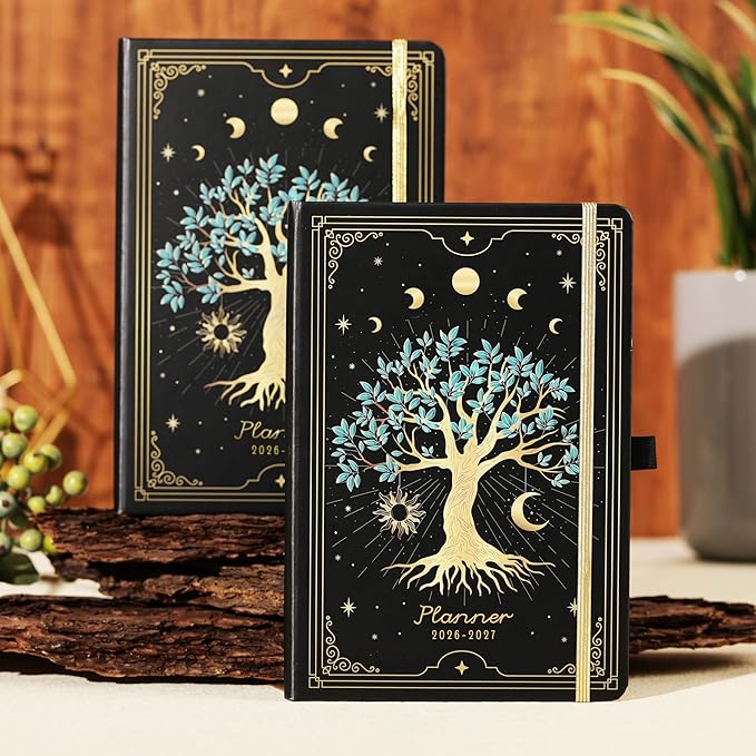 Planner 2026-2027- Weekly and Monthly from July 2026 - June 2027, Academic Planner with Thick Paper, Inner Pocket, 5.5’‘ x 8.4’‘