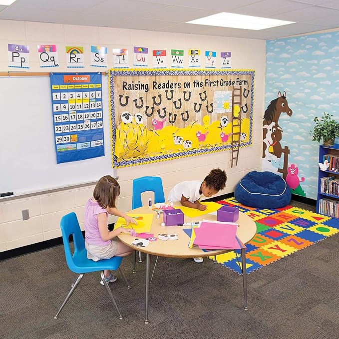 Fadeless Bulletin Board Paper, Fade-Resistant Paper for Classroom Decor, 48” x 50’, Nile Green, 1 Roll