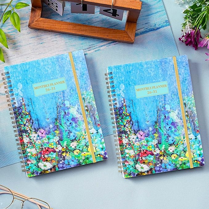 2026-2031 Monthly Planner - JUL 2026 - JUN 2031, 8.5" x 6.4", 5 Year Monthly Calendar 2026-2031, 60-Month Planner with Tabs, Inner Pocket, Golden Stamping
