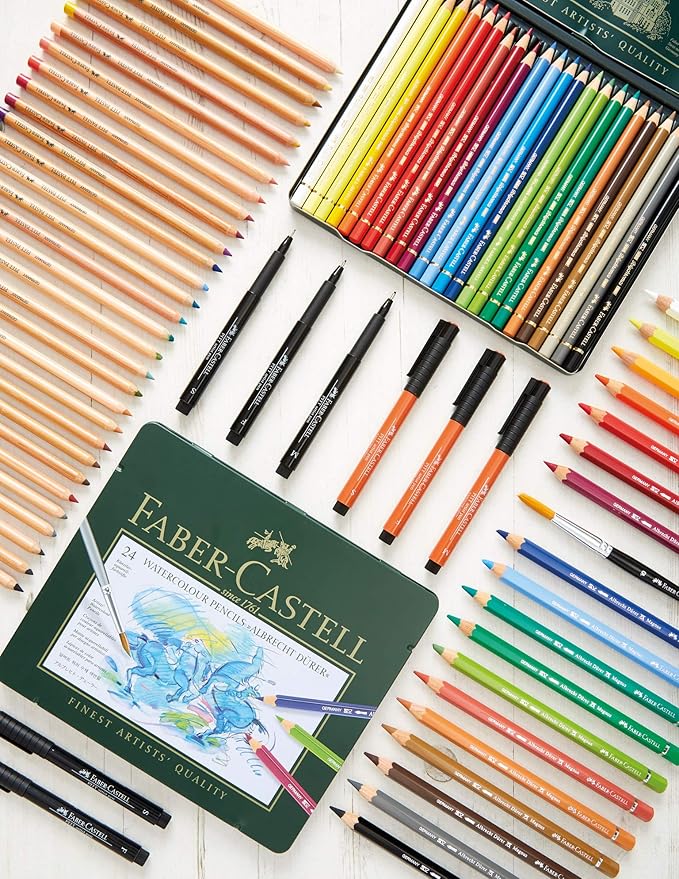 Faber-Castell Polychromos Artists' Single Pencil - Colour 176 Van Dyck Brown