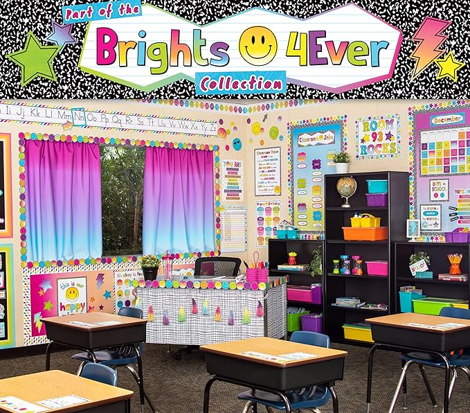 Teacher Created Resources Self-Adhesive Brights 4Ever 2" Bold Block Letters Uppercase (TCR9650)
