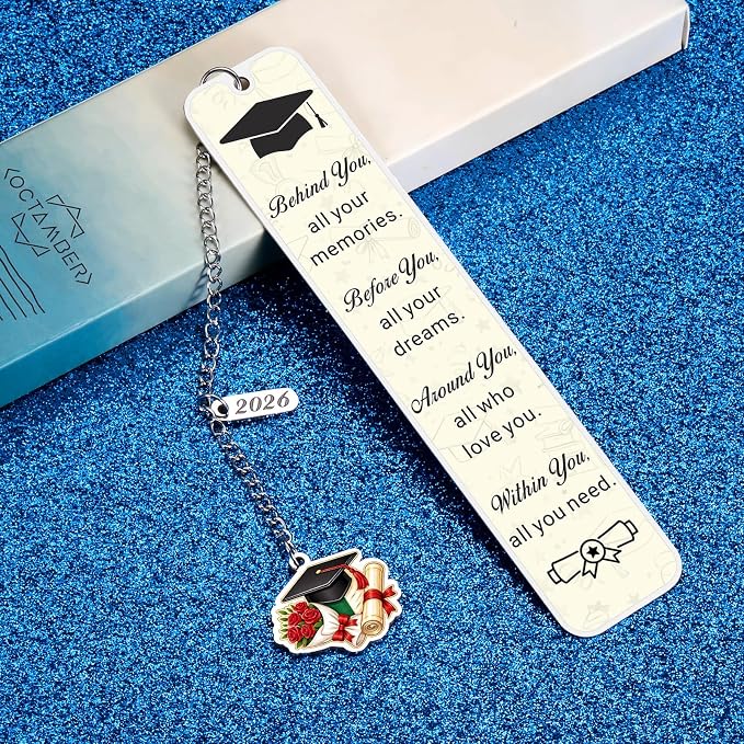 Senior Gifts for Girls 2026 College Graduation Gifts for Her Class of 2026 Gifts for High School Senior Graduation Gifts for Her Him Graduation Bookmarks for Girls Daughter College Student Essentials