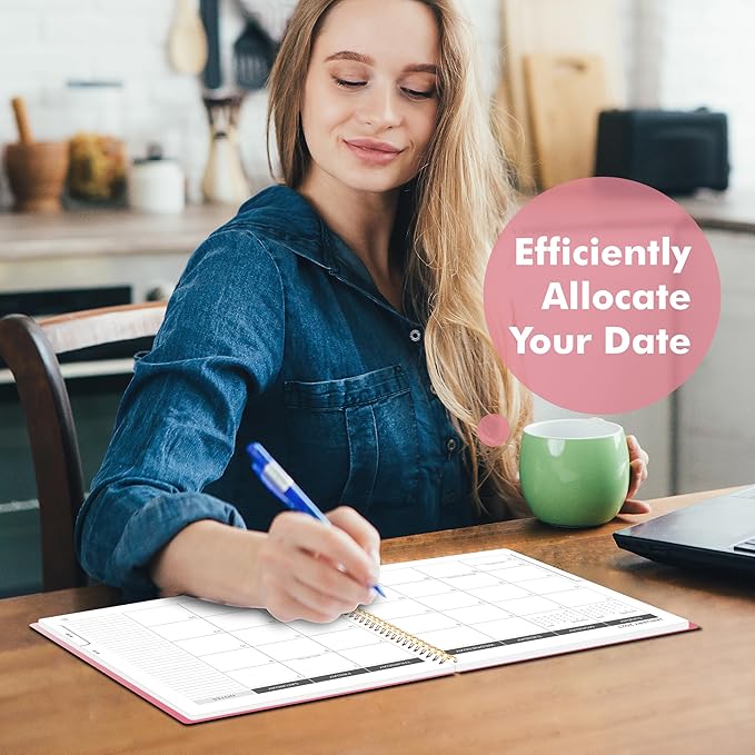 Monthly Planner 2025-2028, 2025 Calendar 36 Months Planner With Monthly Tabs, July 2025- June 2028, 8.5" x 11", 3 Years Academic Calendar Hard Cardboard Cover with Spiral Bound, Perfect for School & Office for Women & Men