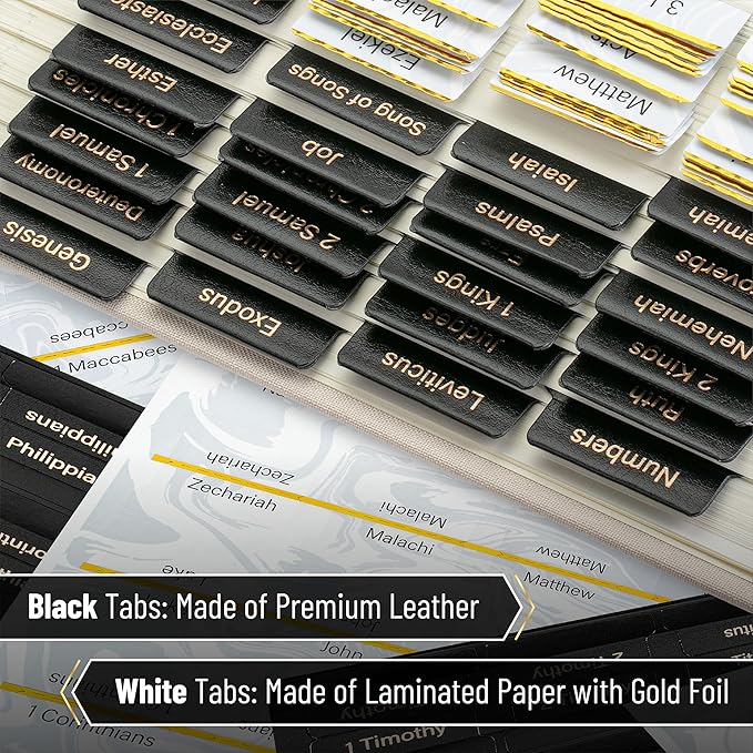 Mr. Pen- Catholic Leather Bible Tabs, 160 Tabs, Laminated Bible Tabs for Women and Men, Bible Tabs for Study Bible, Bible Index Tabs, Bible Book Tabs, Bible Labels Tabs, Mr. Pen Bible Tabs