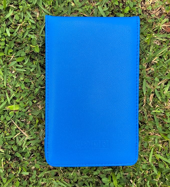 Leather Golf Scorecard Holder & Yardage Book Cover – Slim Microfiber Leather Case for Walking Players | Fits 4.5"x7" Scorecards & Yardage Books | Bonus Pencil & Scorecards