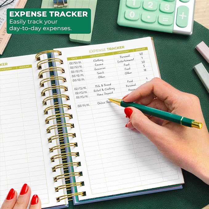 Clever Fox Budget Planner & Monthly Bill Organizer With Pockets. Expense Tracker, Budgeting Journal & Financial Book. Medium, 5.1x8.2" (Lavender)