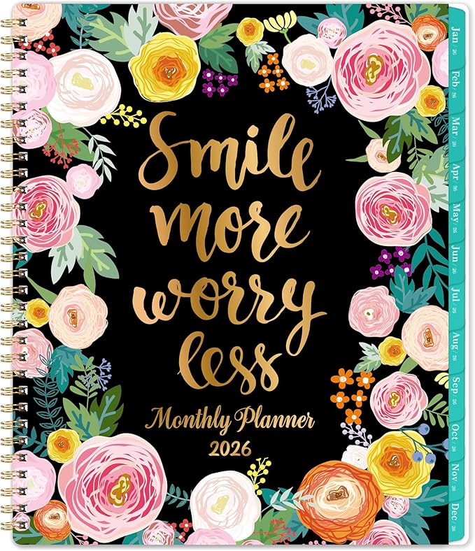 2026 Monthly Planner - 2026 Planner from Jan. 2026 - Dec. 2026, Monthly Planners 8.5“ x 11”, 2026 Calendar 12 Month with Pocket