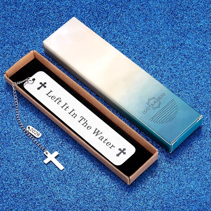 Baptism Gifts for Boys Girl 2026 Adult Baptism Gifts for Women Men Christian Bookmarks for Women Teen Boys Girls Goddaughter Godson Christening Gift for Son Fist Communion Confirmation Gifts for Girls