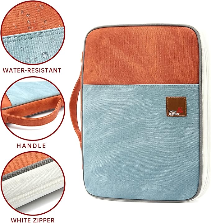 Lanola A4 Document Bags Portfolio Waterproof Business File Holder Travel Gear Organizer Electronics Accessories Bag