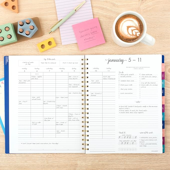 AT-A-GLANCE 2026 Planner, Weekly & Monthly, 8.5" x 11", Large, Harmony, Denim (1099-905-20-26)