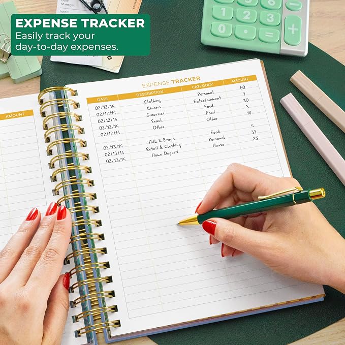 Clever Fox Budget Planner & Monthly Bill Organizer With Pockets. Expense Tracker, Budgeting Journal & Financial Book. Large, 8x9.5" (Lavender)