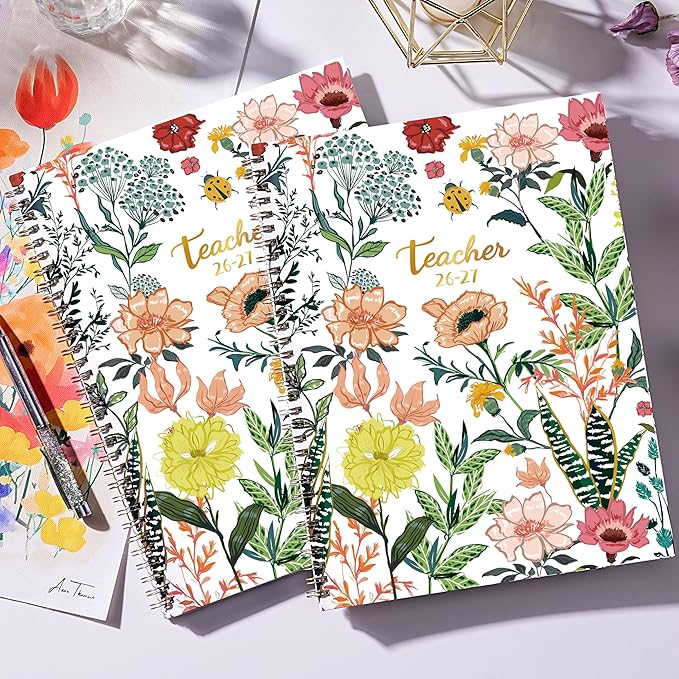 Teacher Planner 2026-2027 - Lesson Planner from Jul. 2026 - Jun. 2027, 8.5'' x 11'', Lesson Plan Book, Weekly and Monthly Homeschool Planner, Academic Planner 2026-2027 with Inspirational Quotes