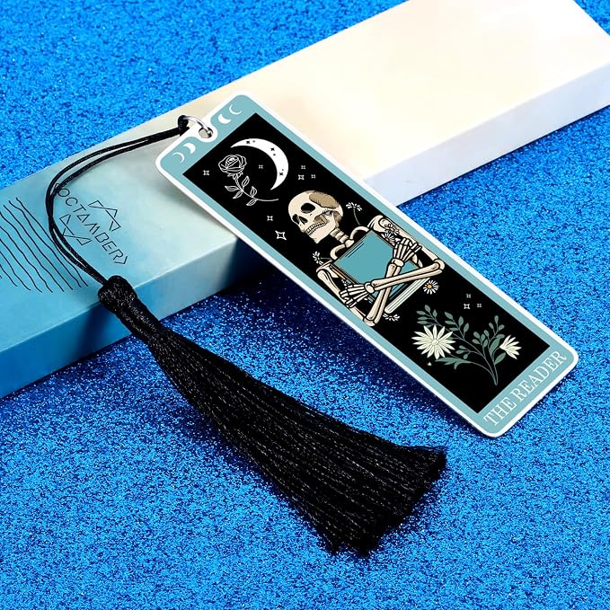 Halloween Gifts for Women Adults Halloween Bookmarks Boo Basket Stuffers for Women Him Book Lover Gifts for Women Spooky Basket Stuffers for Her Him Halloween Bookmarks Hallowee n Gifts for Women Men