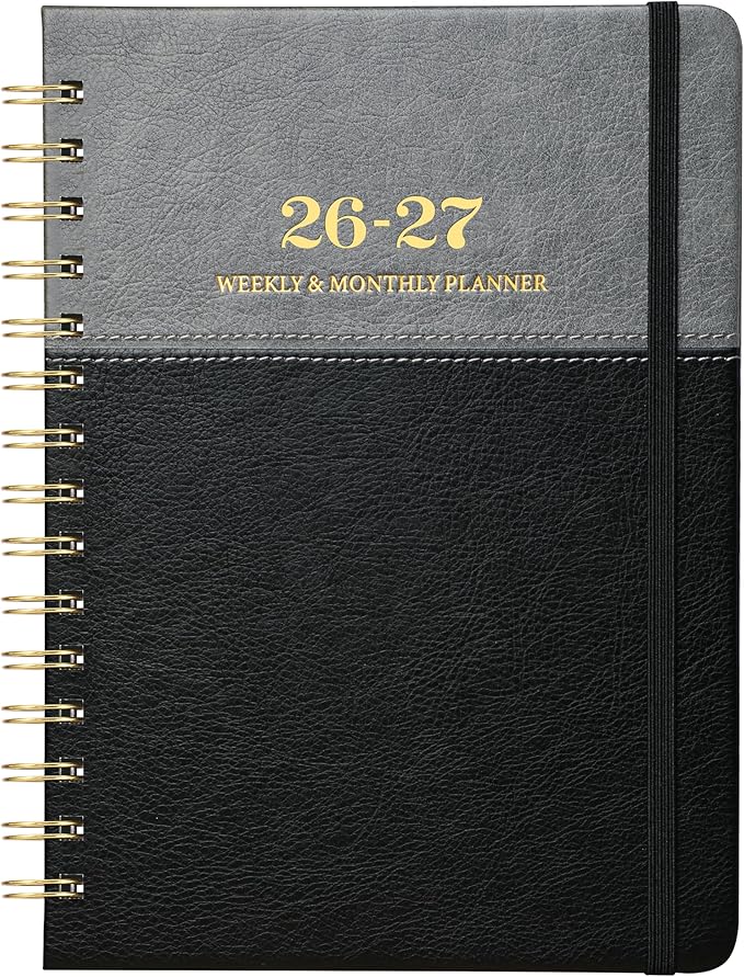 2026-2027 Planner - Weekly Monthly Calerndar Planner 2026-2027, July 2026-June 2027, Academic Agenda with Elastic Closure, Inner Pocket, 6.4'' x 8.5''