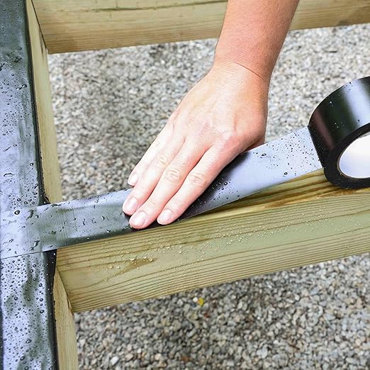 Power Pro Premium Exterior Deck Joist Flashing Tape for Decking, 2" x 50', All-Weather and Waterproof for Deck Protection, 1 Roll