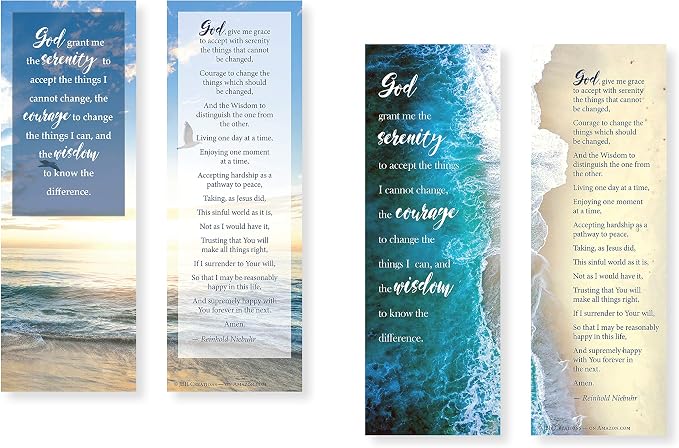 Serenity Prayer Bookmarks - Pack of 48
