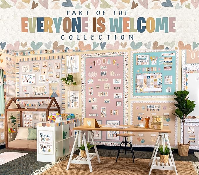 Teacher Created Resources Self-Adhesive Calming Colors 4" Wild Whimsy Letters Combo Pack (TCR9646)