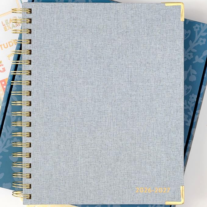 PPP Work Planner 2026-2027 | 12-Month Weekly Calendar (Start Monday) | Vertical Weekly Layout | Monthly Review Pages | Budgeting & Goal Tracker Pages | Customizable Checklists for Routines & Daily Goals